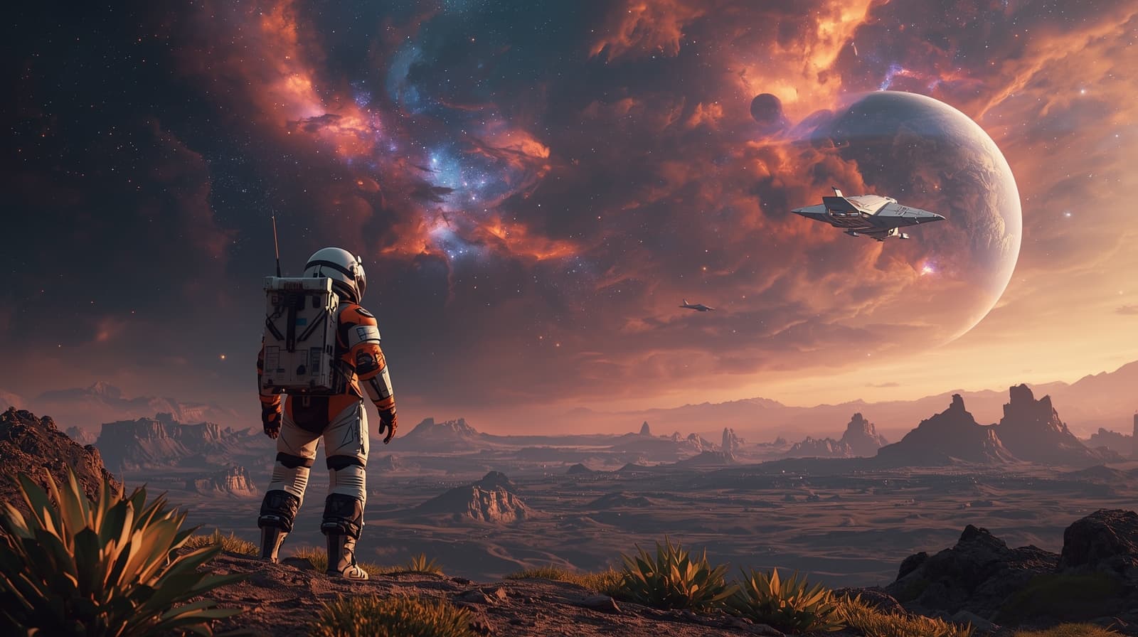 A space explorer...